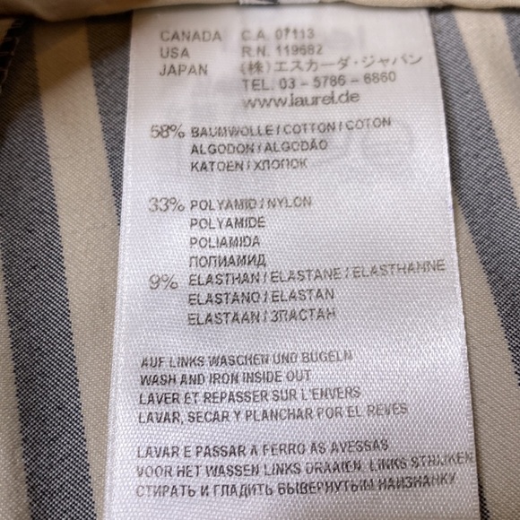 Laurèl Stripped Trouser Pants - Picture 6 of 11